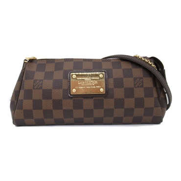LOUIS VUITTON Eva Chain shoulder Clutch 2way bag N55213 Damier Ebene Used LV