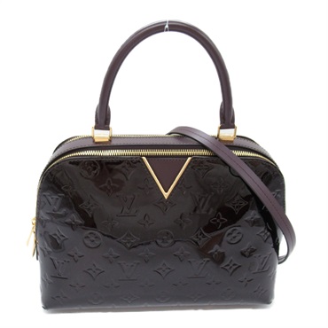 LOUIS VUITTON Melrose 2way Shoulder Bag M42693 Vernis enamel Amarrant Used Women