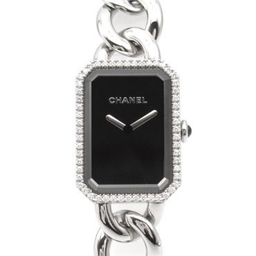 CHANEL Premiere diamond Wrist Watch H3254 Quartz Stainless Steel Used Women