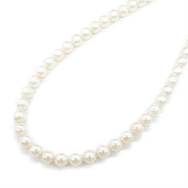 JEWELRY Pearl Necklace Silver925 Pearl White Used women