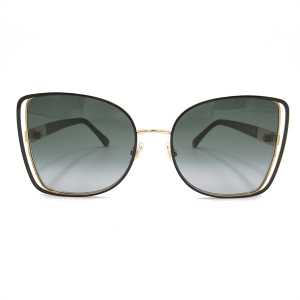 JIMMY CHOO sunglasses FRIEDA 2M2/9O Stainless Steel Plastic Green Gold NEW Women