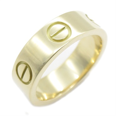 CARTIER Love Ring 18KYG Yellow Gold Used unisex US size 4.5 #49