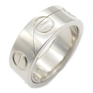 CARTIER Astro Love Ring 18KWG White Gold Used unisex US size 6.25 #53