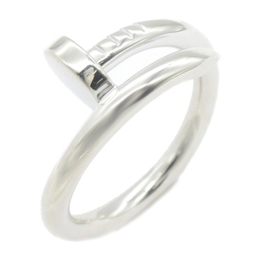 CARTIER Juste un clou Ring 18KWG White Gold Used unisex US size 7.25 #55