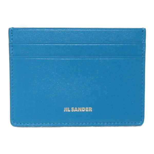 JIL SANDER Card Case holder purse J07VL0006P5355029 leather Blue lagoon