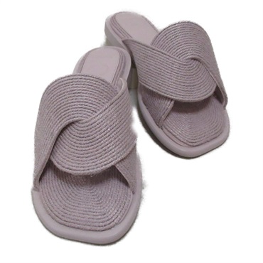 LOEWE Sandals Shoes L616465X54547938 Jute Purple lavender NEW Women #38