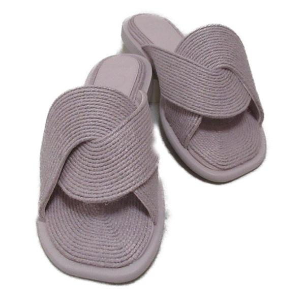 LOEWE Sandals Shoes L616465X54547938 Jute Purple lavender NEW Women #38