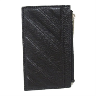 OFF-WHITE Card Case holder OMND057F23LEA0011000 leather Black Used unisex