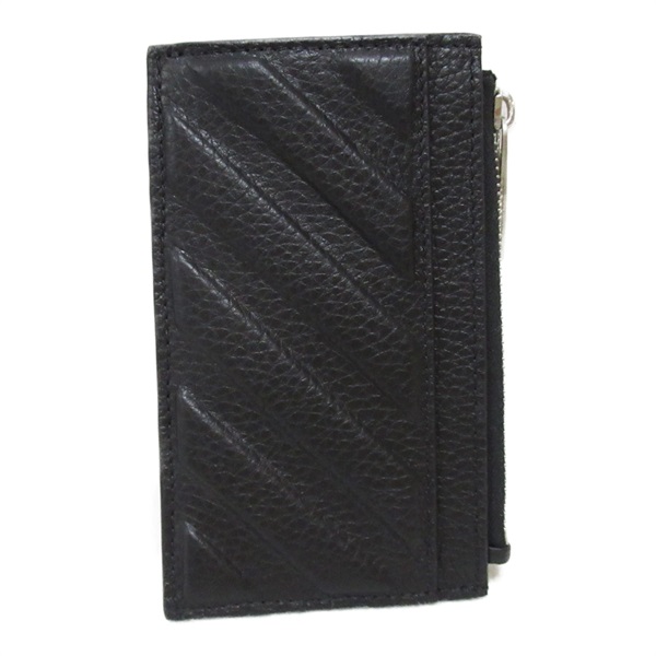 OFF-WHITE Card Case holder OMND057F23LEA0011000 leather Black Used unisex