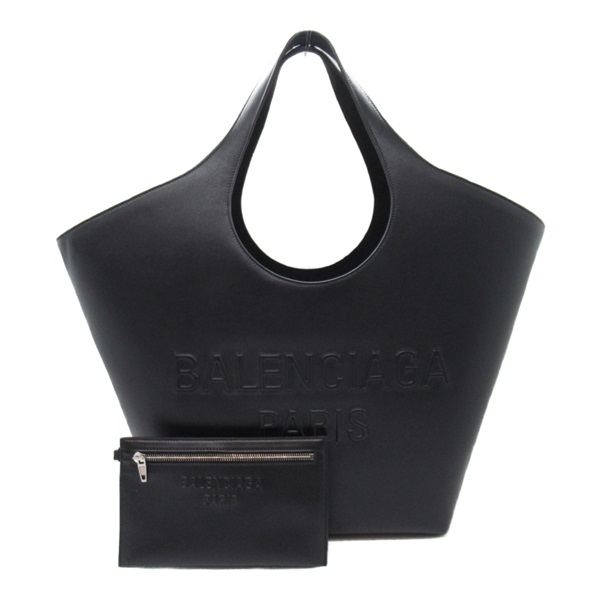 BALENCIAGA Medium Tote Bag 7469742AAID1000 Calfskin Black NEW Women