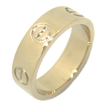 CARTIER love Ring K18 WG White Gold Used #51