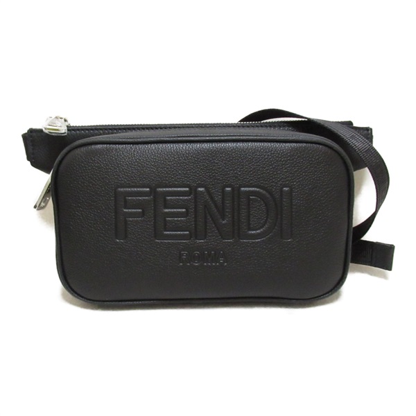 FENDI Waist bag crossbody 7VA605AMACF0GXN leather Black NEW unisex