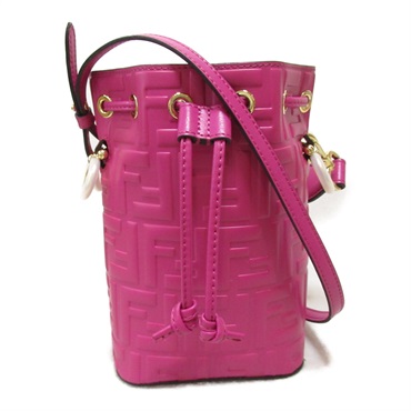 FENDI Mon Tresor 2way Shoulder crossbody Bag 8BS010A3ZGF1MQA leather Pink