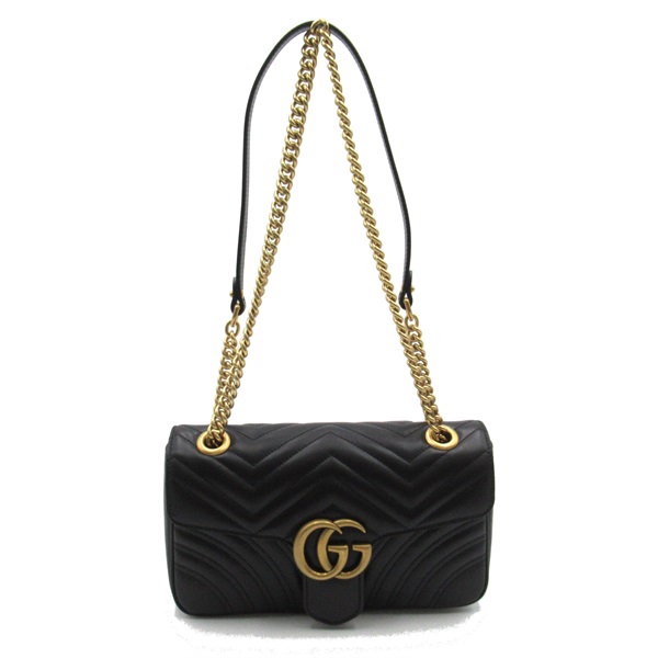 GUCCI GG Marmont Quilted Small 2way Shoulder crossbody Bag 443497DTDIT1000 black