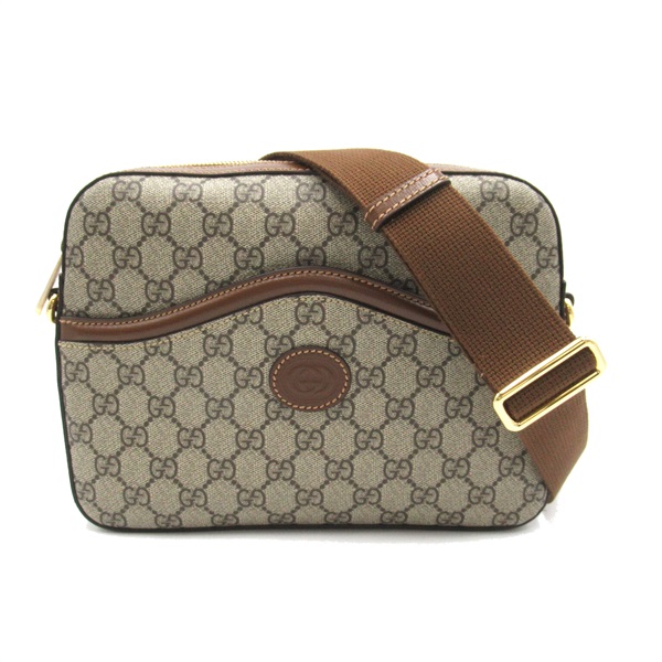 GUCCI GG Supreme Interlocking G Shoulder crossbody Bag 67589192THG8563 canvas