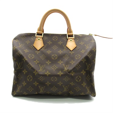 LOUIS VUITTON Speedy 30 Boston Hand Bag M41526 Monogram Canvas Used LV women