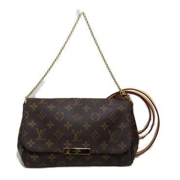 LOUIS VUITTON Favorite MM Shoulder Bag 2way M40718 Monogram Brown Used Women LV