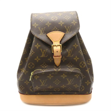 LOUIS VUITTON Montsouris MM Backpack Rucksack Bag M51136 Monogram Canvas Used LV