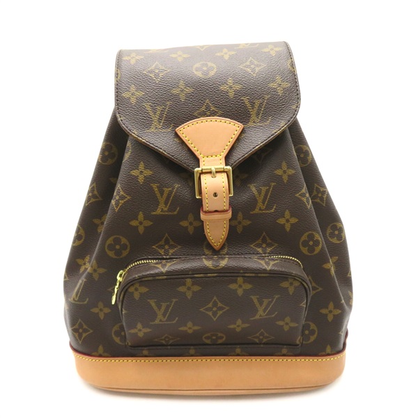 LOUIS VUITTON Montsouris MM Backpack Rucksack Bag M51136 Monogram Canvas Used LV