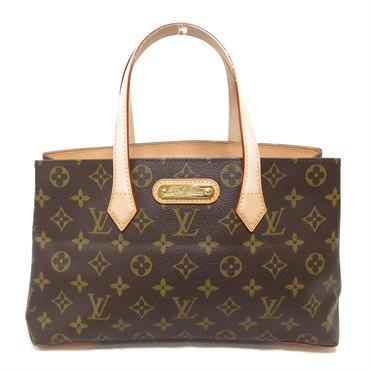 LOUIS VUITTON Wilshire PM Handbag M45643 Monogram canvas Brown Used Women LV