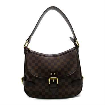 LOUIS VUITTON Highbury Shoulder Bag N51200 Damier canvas Brown Ebene Used Women