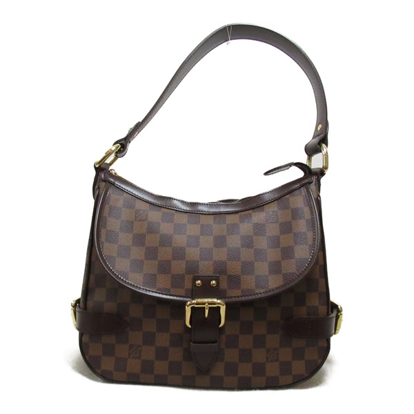LOUIS VUITTON Highbury Shoulder Bag N51200 Damier canvas Brown Ebene Used Women