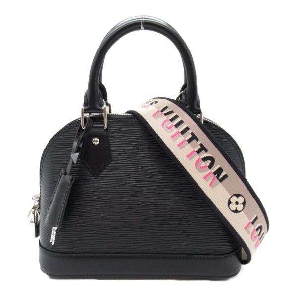 LOUIS VUITTON Alma BB Shoulder Bag M59217 Epi leather Black Used Women 2way LV