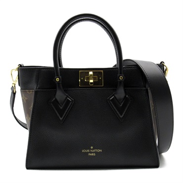 LOUIS VUITTON On My Side PM 2way Shoulder Bag M57728 Monogram leather Black Used