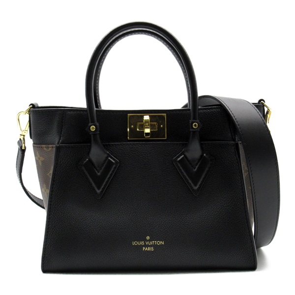 LOUIS VUITTON On My Side PM 2way Shoulder Bag M57728 Monogram leather Black Used