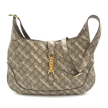 GUCCI Balenciaga Shoulder crossbody Bag 636710 canvas Brown Used