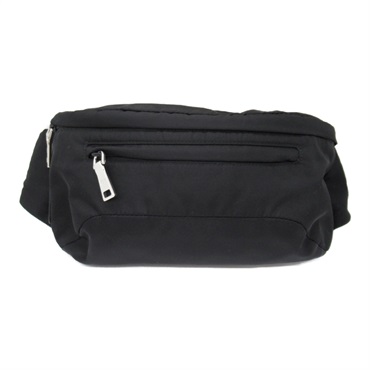 PRADA Belt Waist Crossbody bag 2VL008 Nylon Black Used unisex