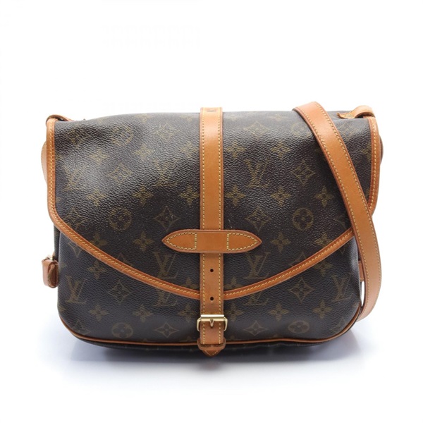 LOUIS VUITTON Saumur 30 Crossbody Shoulder bag M42256 Monogram Canvas Used LV