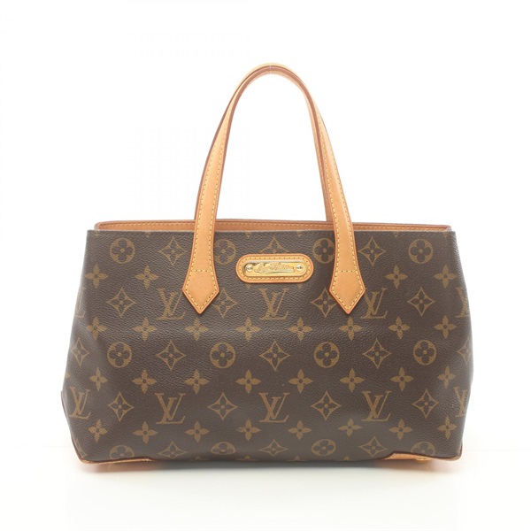 LOUIS VUITTON Wilsher PM Handbag M45643 Monogram canvas Brown Used Women LV