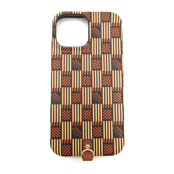 MORABITO iPhone 13 MAX case holder 020CLUU Calfskin Brown