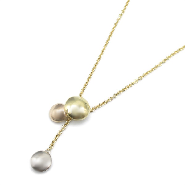 CARTIER Sweet Trinity Necklace 18KYG 18KWG 18KPG Yellow White Rose Gold Used