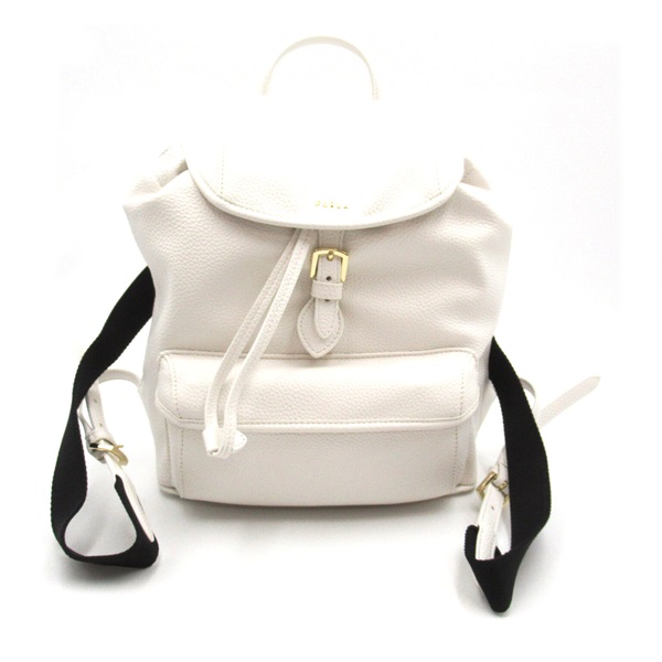 Furla Backpack daybag drawstring WB01261BX281301B00 leather White