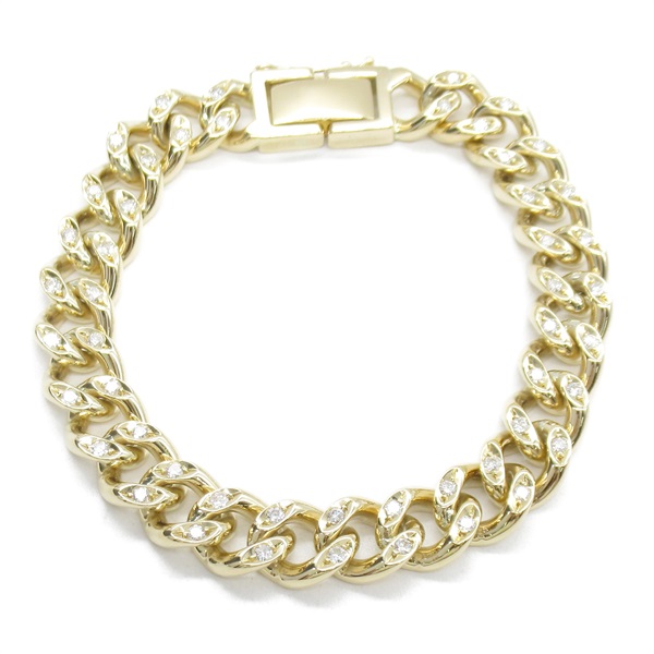 JEWELRY Diamond Bracelet 18KYG Yellow Gold Used unisex