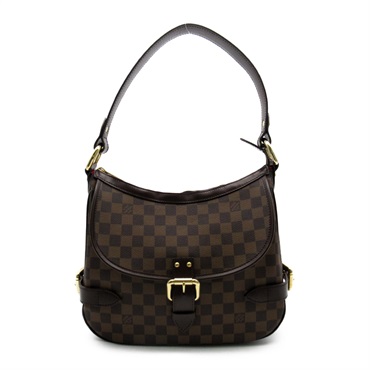 LOUIS VUITTON Highbury Shoulder Bag N51200 Damier canvas Brown Ebene Used Women