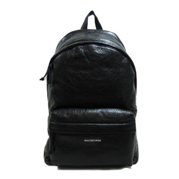 BALENCIAGA daybag zipper Backpack 5032211VG071000 leather Black