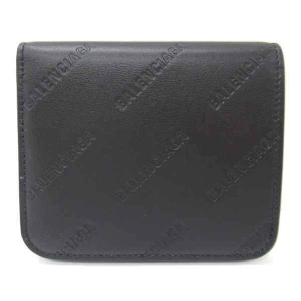 BALENCIAGA wallet Purse 5942162AAXQ1000 leather Black NEW unisex