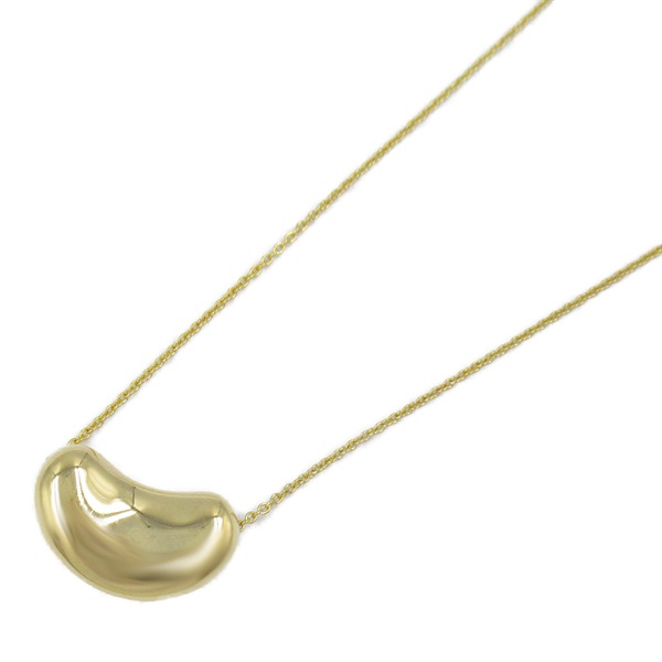 TIFFANY＆CO Bean Necklace Pendant　18KYG Yellow Gold Used women