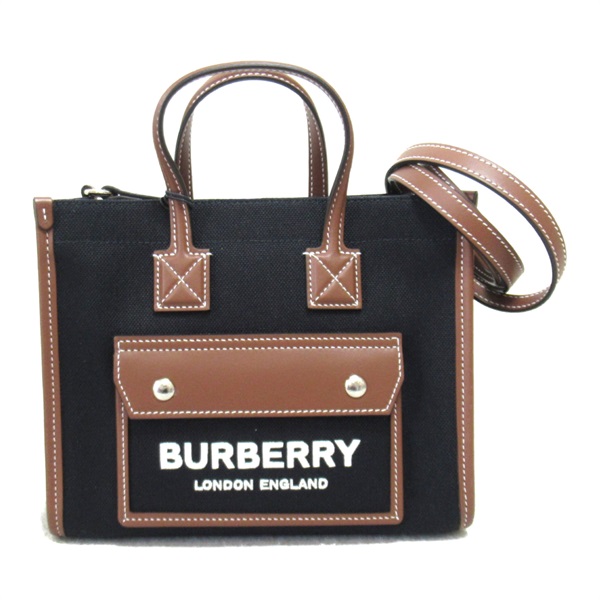 BURBERRY 2way Shoulder crossbody Bag 8055749 canvas leather Tan