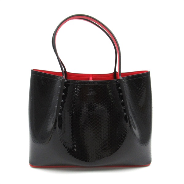 Christian Louboutin Tote Bag 1245039BK01 Calfskin Leather Black NEW Women