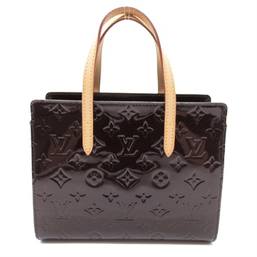 LOUIS VUITTON Catalina BB Tote Bag M90017 Vernis leather Amarrant Used LV