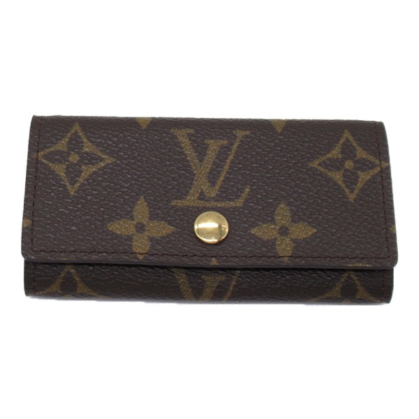 LOUIS VUITTON Multi cles 4 key holder M62631 Monogram canvas Brown Used unisex