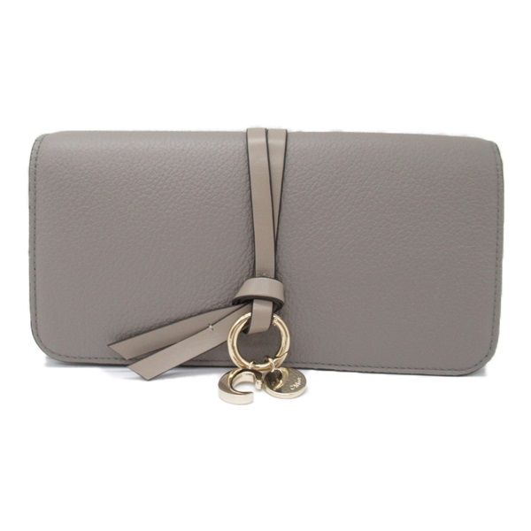 Chloe Bifold long wallet CHC21WP942F57053 leather Gray NEW Women