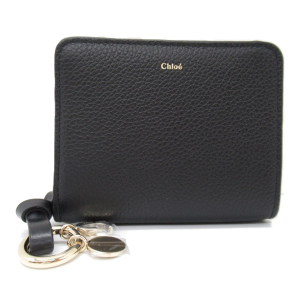 Chloe bifold compact wallet purse CHC22WP765F57001 leather Black