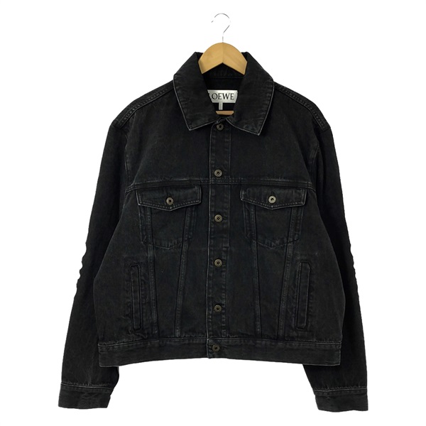 LOEWE Denim Jacket H526Y50W18110050 cotton Black NEW Women #50