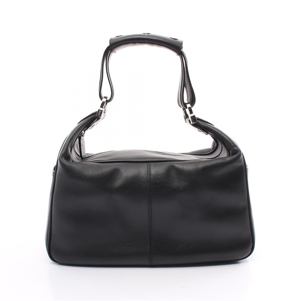 TOD’S Handbag leather Black Used Women