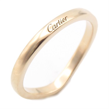 CARTIER Ballerina Wedding Rings 18KPG Pink Rose Gold Used US size 5.75 #51